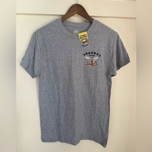 Skagway Alaska Graphic T-Shirt The Duck Company Moose Bar Humor Tee Gray Small